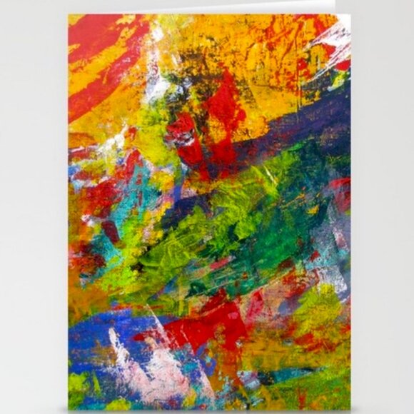 NWT - "Sherwood Forest" Art Card & Envelope Set (2), Artwork by Noora Elkoussy - Picture 2 of 2